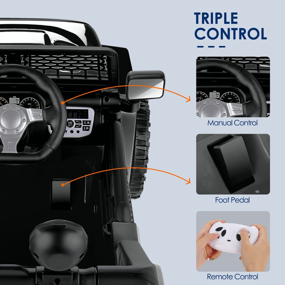 Electric Ride-On Car for Kids: Lamborghini & Mercedes Benz G500 Models