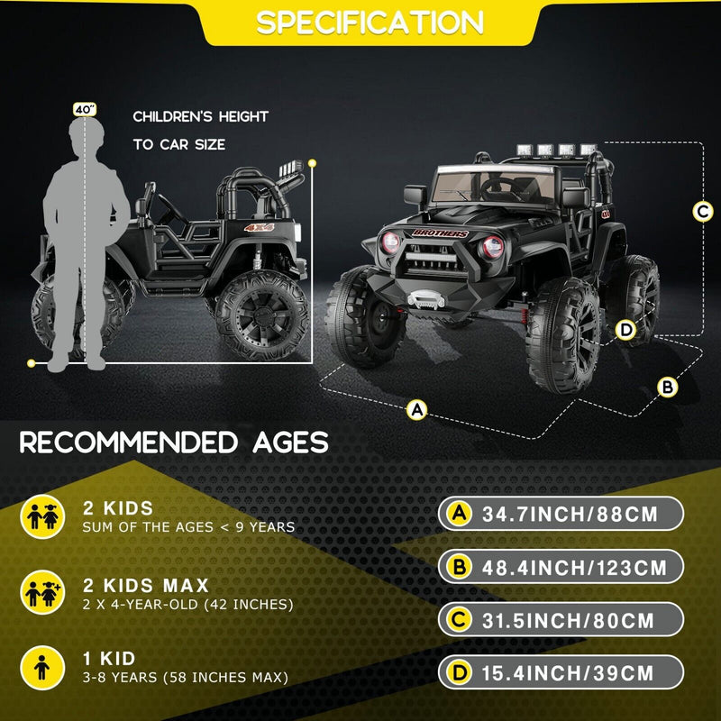 12V Lamborghini Electric Car Truck and Mercedes Benz G500 Ride-On Toy for Kids