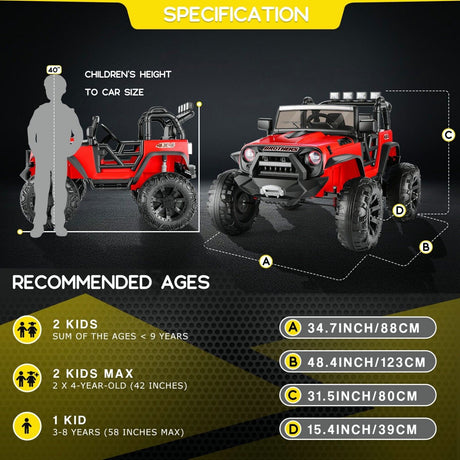 12V Lamborghini Electric Car Truck and Mercedes Benz G500 Ride-On Toy for Kids