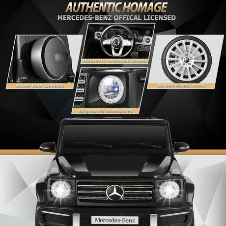 12V Electric Ride-On Car for Kids - Lamborghini & Mercedes Benz G500 Models