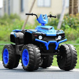 Electric Ride-On Car for Kids with 2 Speeds, MP3 Player, LED Lights, and Treaded Tires - 12V