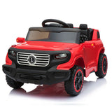Electric Ride-On Car for Kids with 3 Speeds, Music Player, and Remote Control - Red