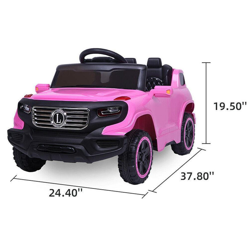 Electric Ride-On Car for Kids with Adjustable Seat and Remote Control - 4 Wheel Power Toy