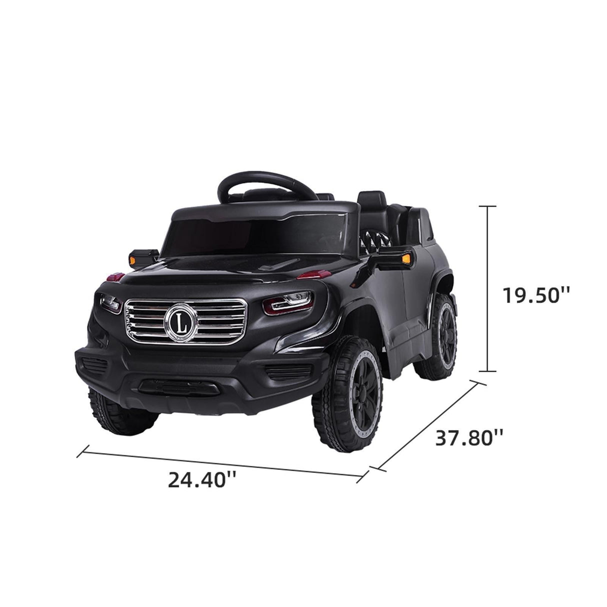 Electric Ride-On Car for Kids with Adjustable Seat and Remote Control - 4 Wheel Power Toy