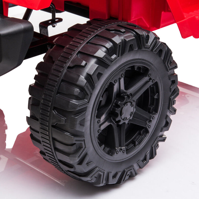 Electric Ride-On Car for Kids with Dual Drive and Remote Control