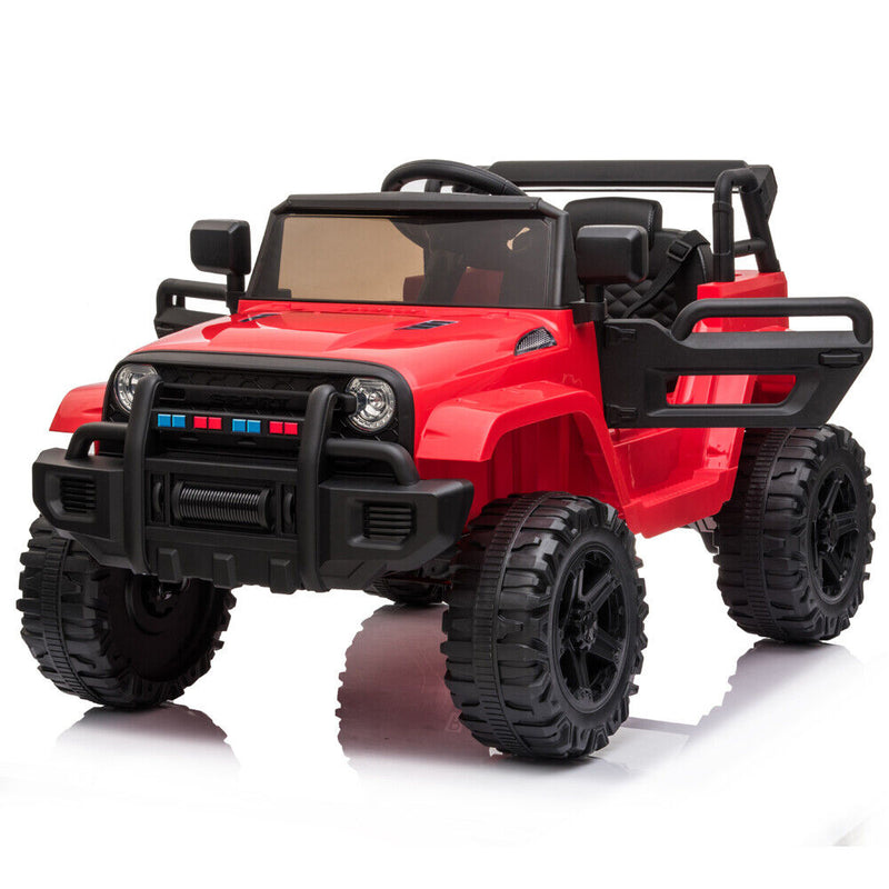 Electric Ride-On Car for Kids with Dual Drive and Remote Control