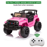 Electric Ride-On Car for Kids with Dual Drive and Remote Control
