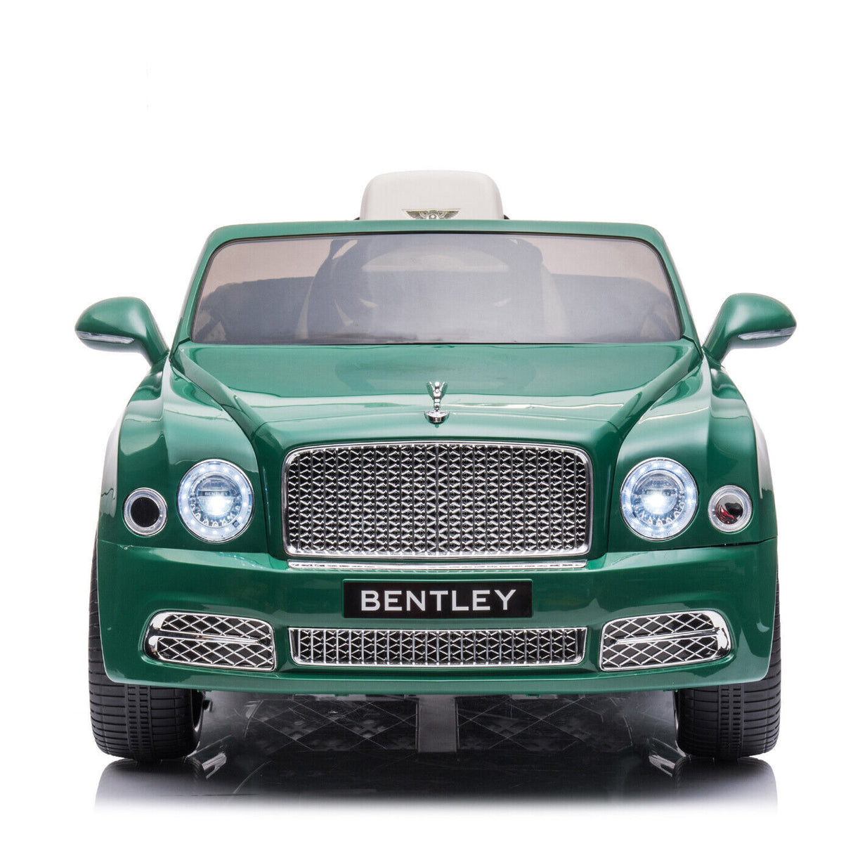 Electric Ride-On Car for Kids with LED Headlights and 2 Speed Options