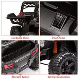 Electric Ride-On Car for Kids with LED Lights, Music, and Remote Control - Perfect Gift for Little Drivers!