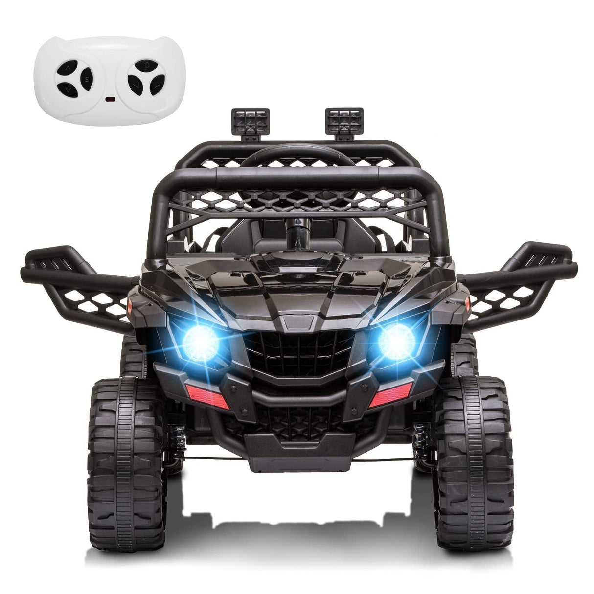 Electric Ride-On Car for Kids with LED Lights, Music, and Remote Control - Perfect Gift for Little Drivers!