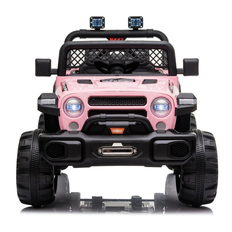 Electric Ride-On Car for Kids with MP3, LED Lights, Remote Control, and Adjustable Seat Belt