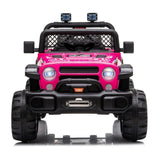 Electric Ride-On Car for Kids with MP3, LED Lights, Remote Control, and Adjustable Seat Belt