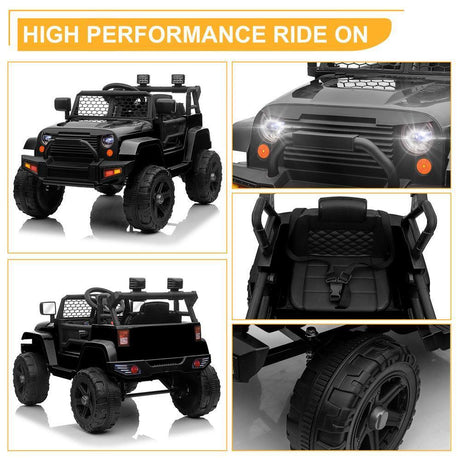 Electric Ride-On Car for Kids with Music, Lights, and Remote Control - Ensuring Safe Fun!
