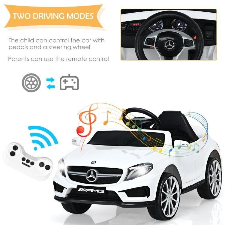 Electric Ride On Car for Kids with Remote Control - 12V Powered Toy for Boys and Girls