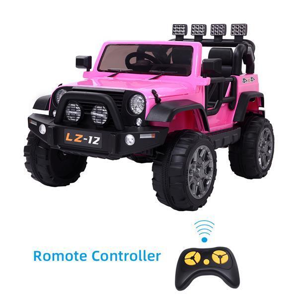 Electric Ride-On Car for Kids with Remote Control - 12V Rechargeable Battery, 4 MPH Speed