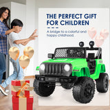Kid-Powered Ride-On Car Truck with Remote Control, MP3, and LED Lights - 12V 7Ah