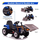 Electric Ride-On Car for Kids with Remote Control and Bucket - 12V Battery Powered