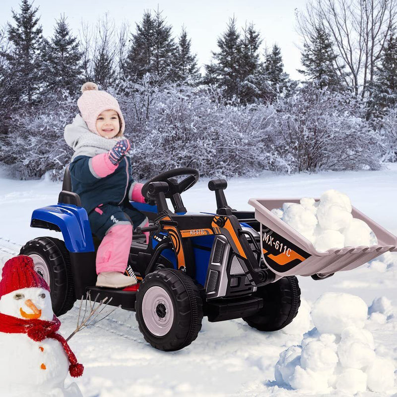 Electric Ride-On Car for Kids with Remote Control and Bucket - 12V Battery Powered