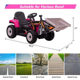 Electric Ride-On Car for Kids with Remote Control and Bucket - 12V Battery Powered