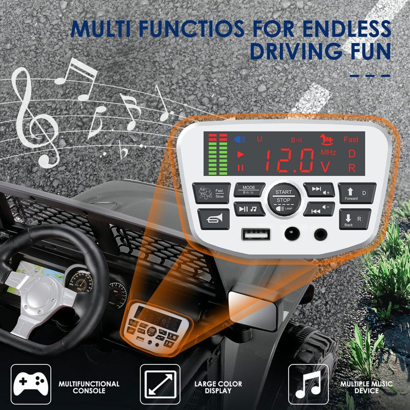 Electric Ride-On Car for Kids with Remote Control and MP3 Player