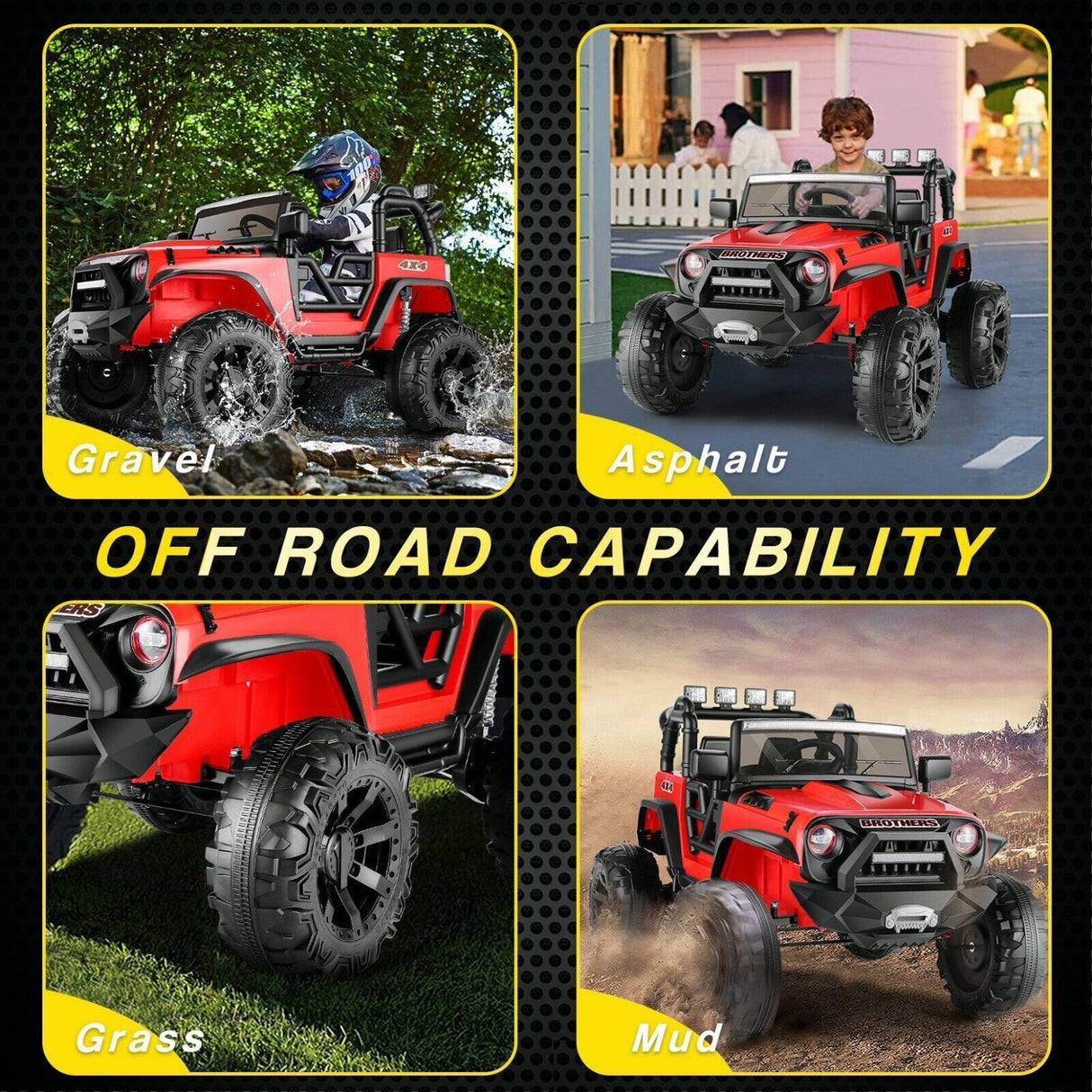 Electric Ride-On Car for Kids with Parental Remote Control, MP3 Player, and Gift Option