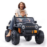 Electric Ride-On Car for Kids with Remote Control and Parent Seat - 12V Power Wheels Truck