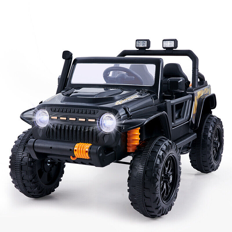 Electric Ride-On Car for Kids with Remote Control and Parent Seat - 12V Power Wheels Truck
