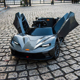 Electric Ride-on Car for Kids with Remote Control, MP3 Player, and LED Lights