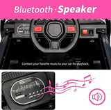 Electric Ride-On Car for Kids with Remote Control, Music, and 4 Wheels - 12V LED Edition