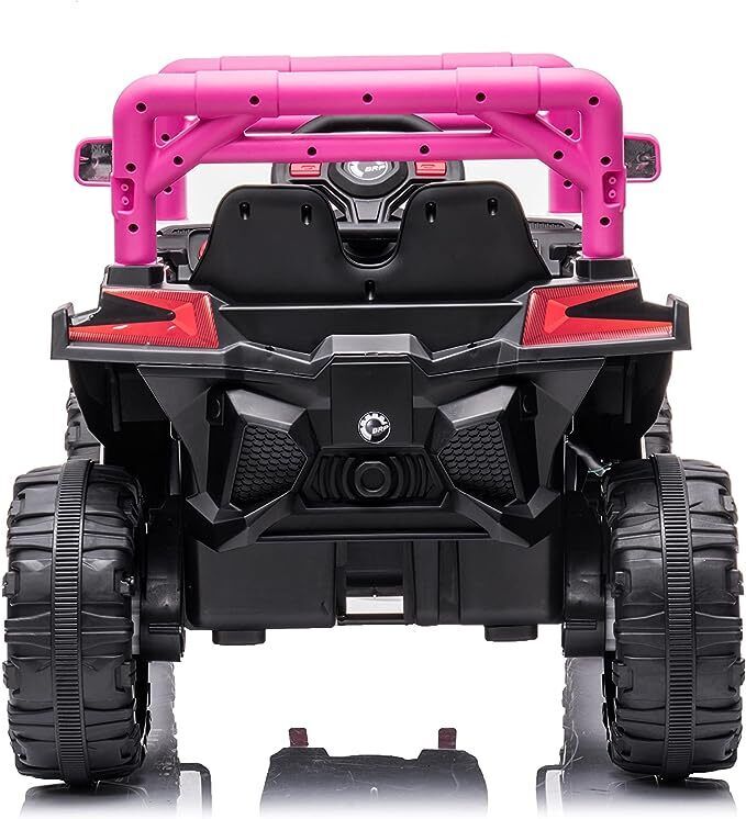 Electric Ride-On Car for Kids with Remote Control, Music, and 4 Wheels - 12V LED Edition