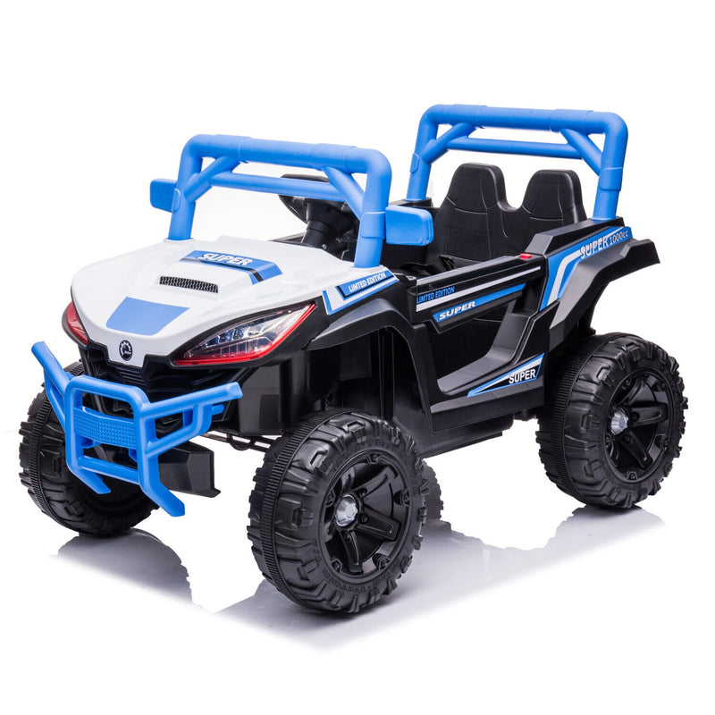 Electric Ride-On Car for Kids with Remote Control, Music, and 4 Wheels - 12V LED Edition