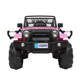 Electric Ride-On Car for Kids with Remote Control, Music, Lights, and Safety Features