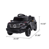 Electric Ride-On Car for Kids with Seat Belt, Music, Lights, and Remote Control