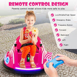 Electric Ride On Car for Toddlers with Remote Control and LED Lights