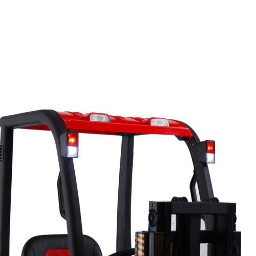 Electric Ride-On Car Toy with 3 Speeds and Lifting Rod for Children