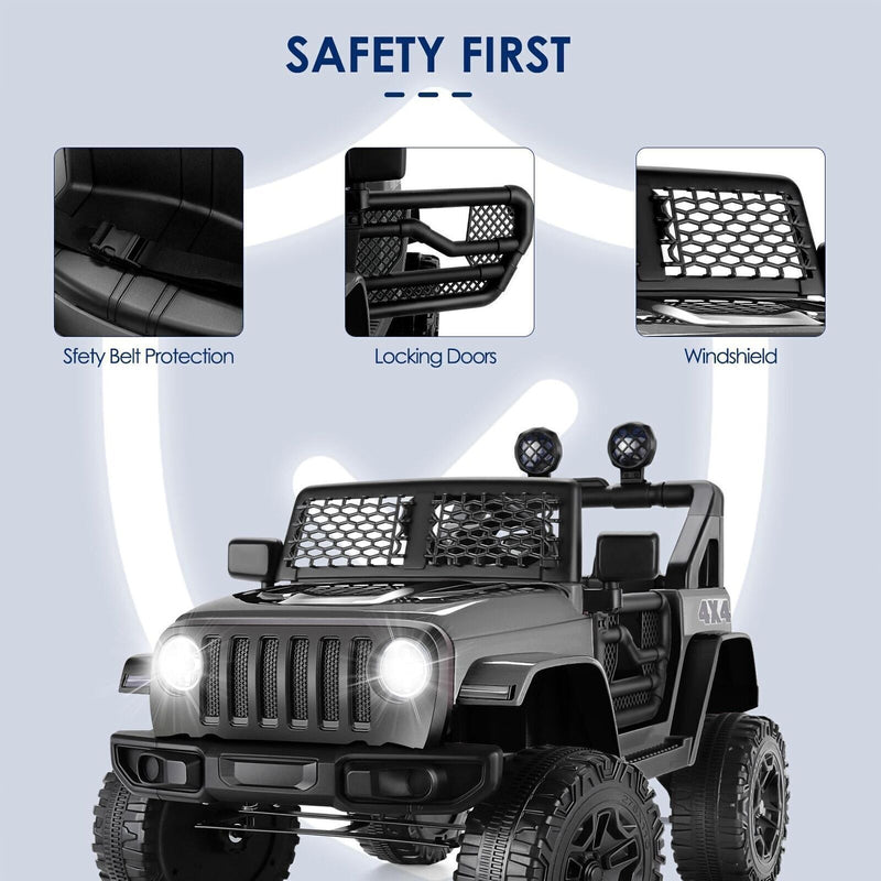 12V Electric Ride-On Car/Truck for Kids with MP3 Music and Parental Remote Control