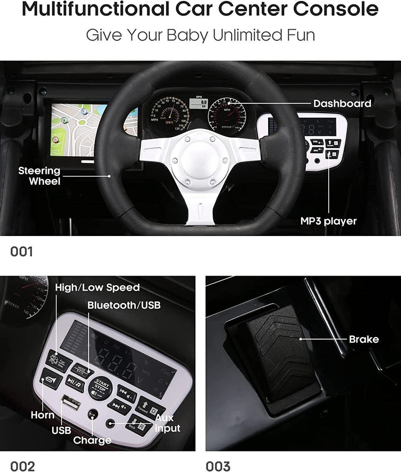 12V Electric Ride-On Car/Truck for Kids with MP3 Music and Parental Remote Control