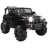 Electric Ride-On Car Truck for Kids with Remote Control, MP3 Player, and LED Lights - 3 Speed Options