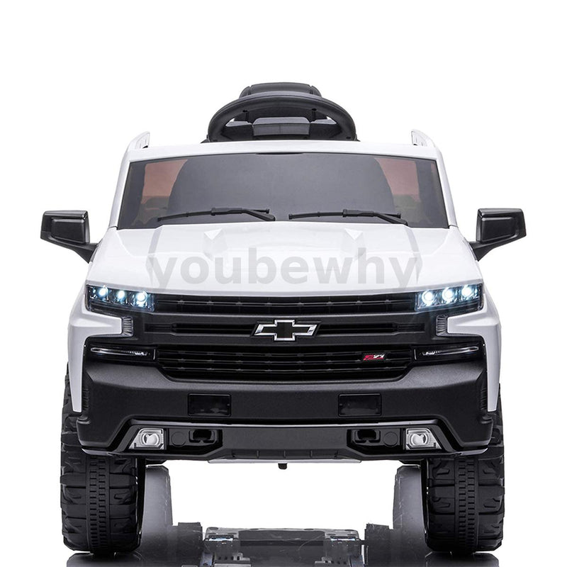 Electric Ride On Car Truck Toy with Remote Control, Music, and LED Lights - 12V Safety Power for Endless Fun!