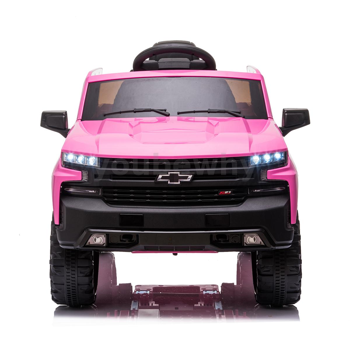 Electric Ride On Car Truck Toy with Remote Control, Music, and LED Lights - 12V Safety Power for Endless Fun!