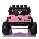 Premium 2-Seater 24V Electric Ride-On Truck for Kids with Parental Control - Pink