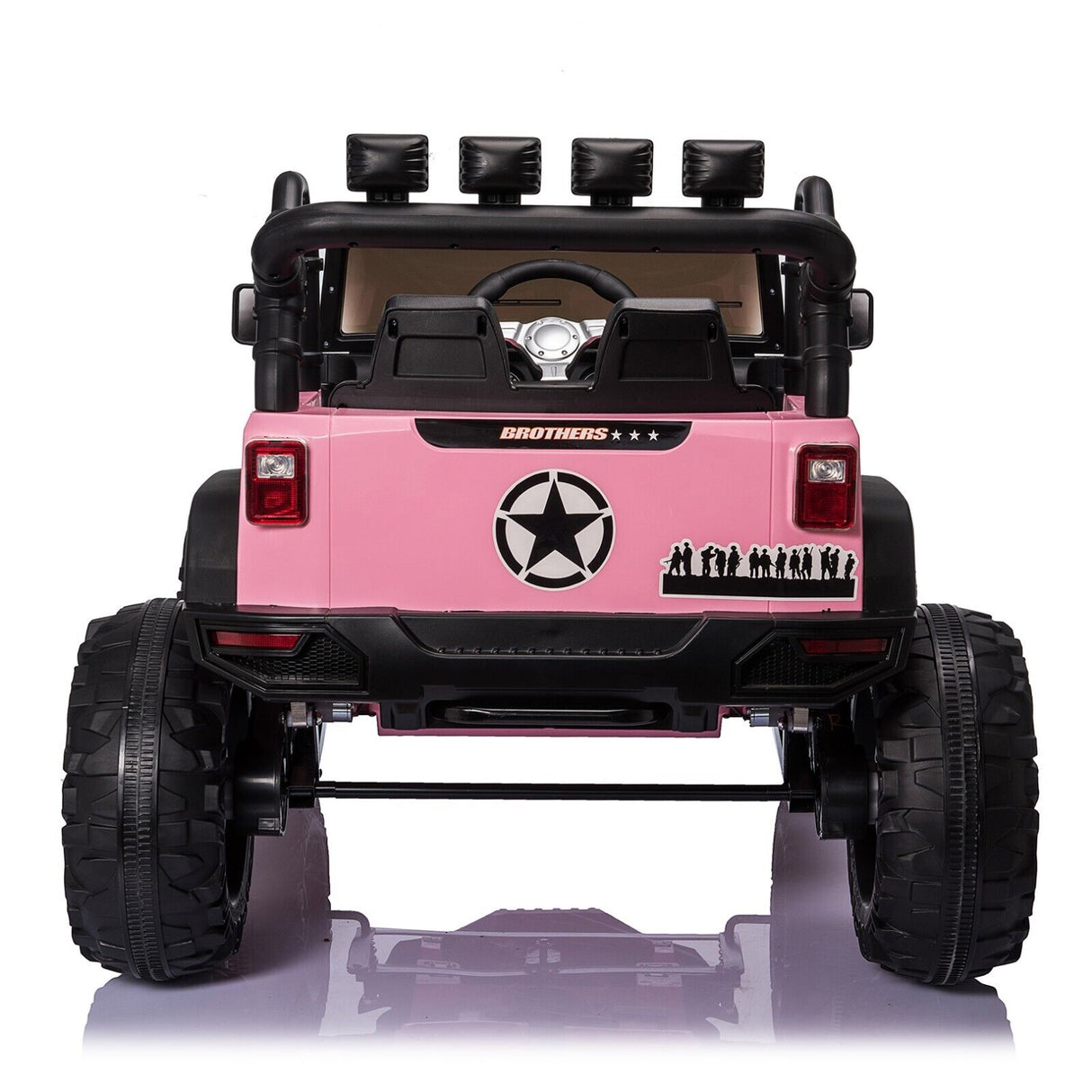 Premium 2-Seater 24V Electric Ride-On Truck with Remote Control - Pink 400W Power