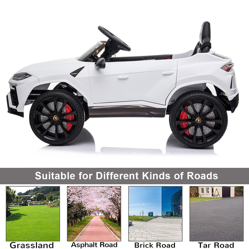 Electric Ride-On Car with Remote Control, MP3 Music, and Headlights - 12V Battery Powered