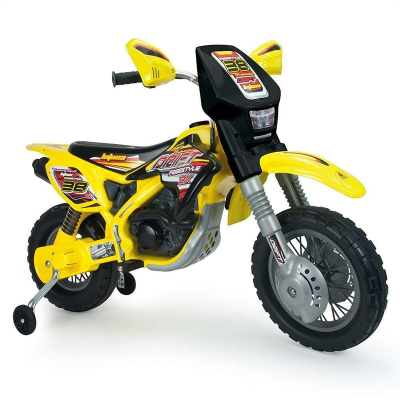 Electric Ride-On Dirt Bike for Kids - 12V Battery Powered Motorcycle with Charger