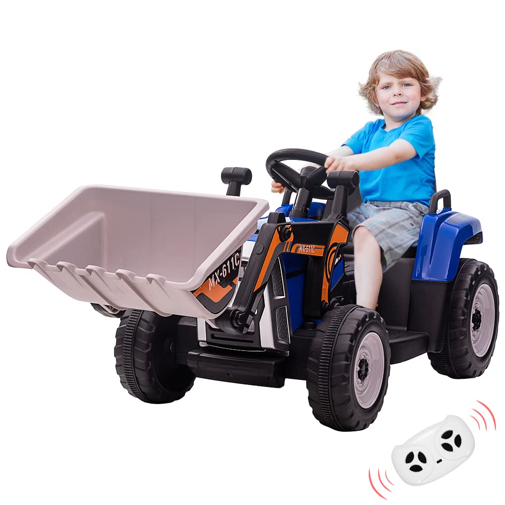 Excavator Digger Truck Ride-On Toy for Kids - Perfect Christmas or Birthday Gift