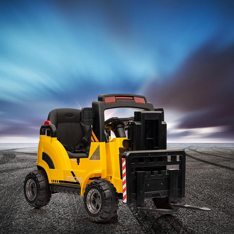 Electric Ride-On Forklift for Kids with Remote Control - 2 Speed Options for Boys and Girls