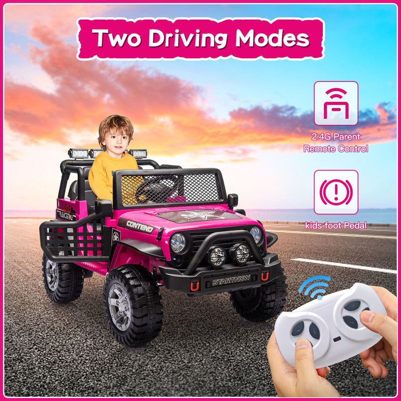Electric Ride-On Jeep Truck Excavator ATV for Kids with Remote Control - Perfect Gift for Young Adventurers