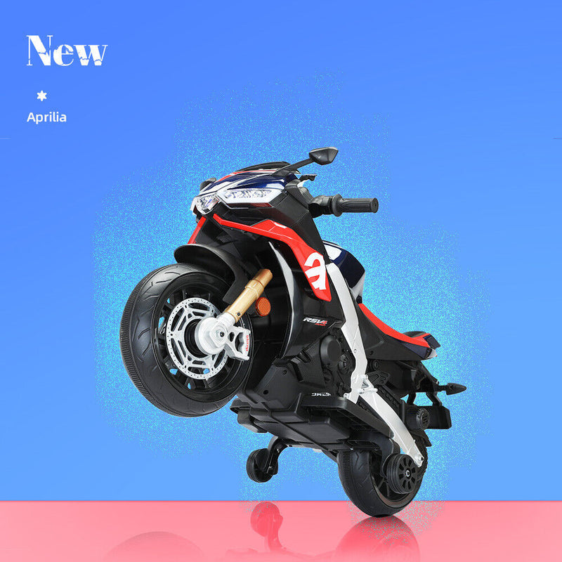Electric Ride-On Motorbike for Kids 1-4 Years with LED Lights and MP3 Music