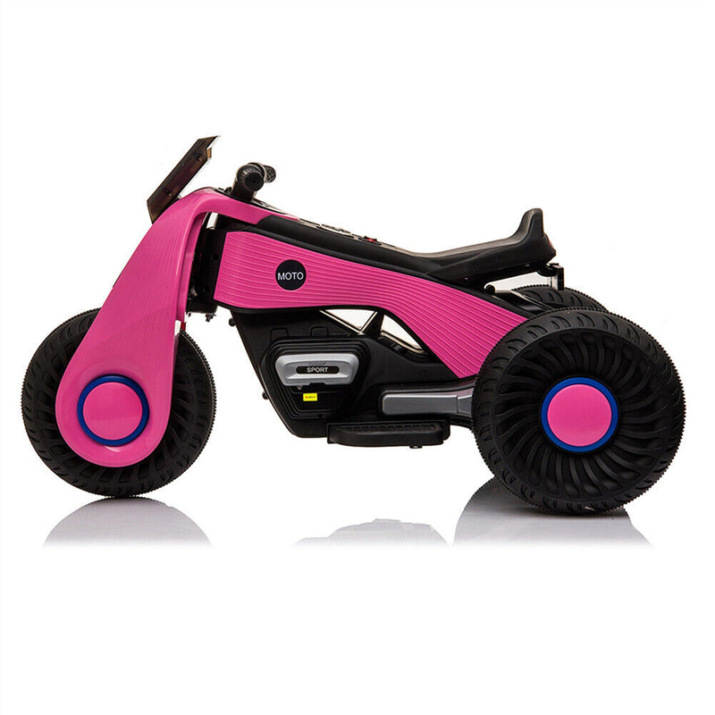 Electric Ride-On Motorcycle for Kids with Music, Horn, and Headlights - 3 Wheels