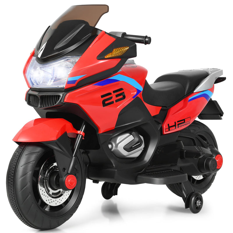 Electric Ride-On Motorcycle Toy for Kids with Headlights and Music